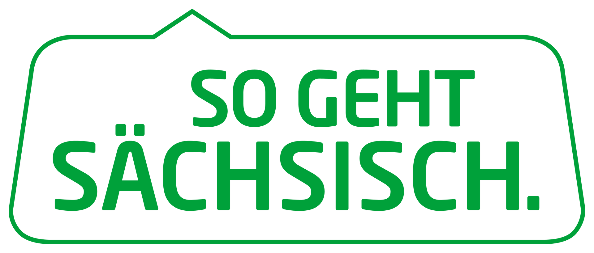 Logo der Landeskampagne „So geht sächsisch“ des Freistaates Sachsen
