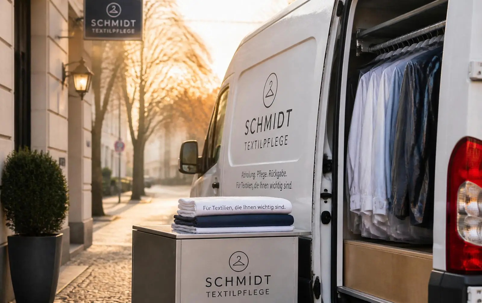 Hol- und Bringservice von Textilpflege Thieme